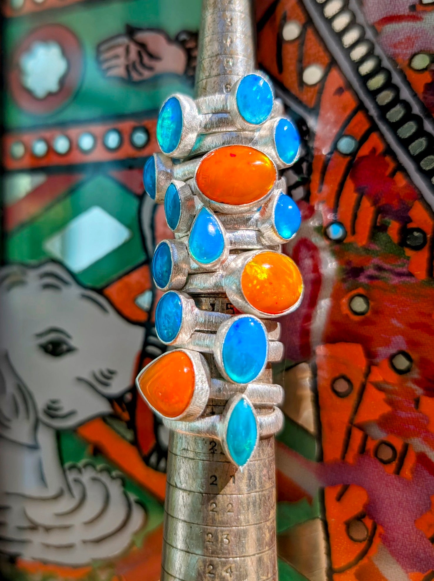 Heat treated Fire Opals