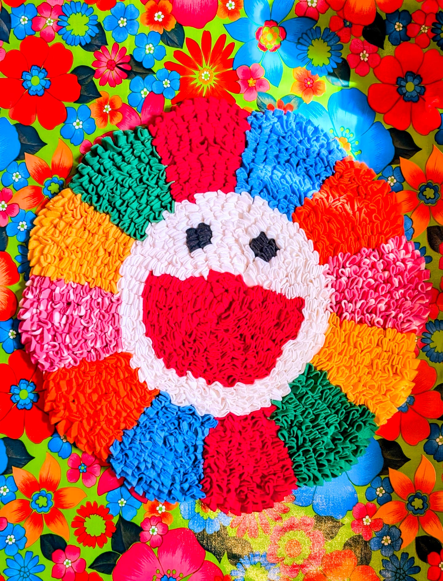 Happy flower rug