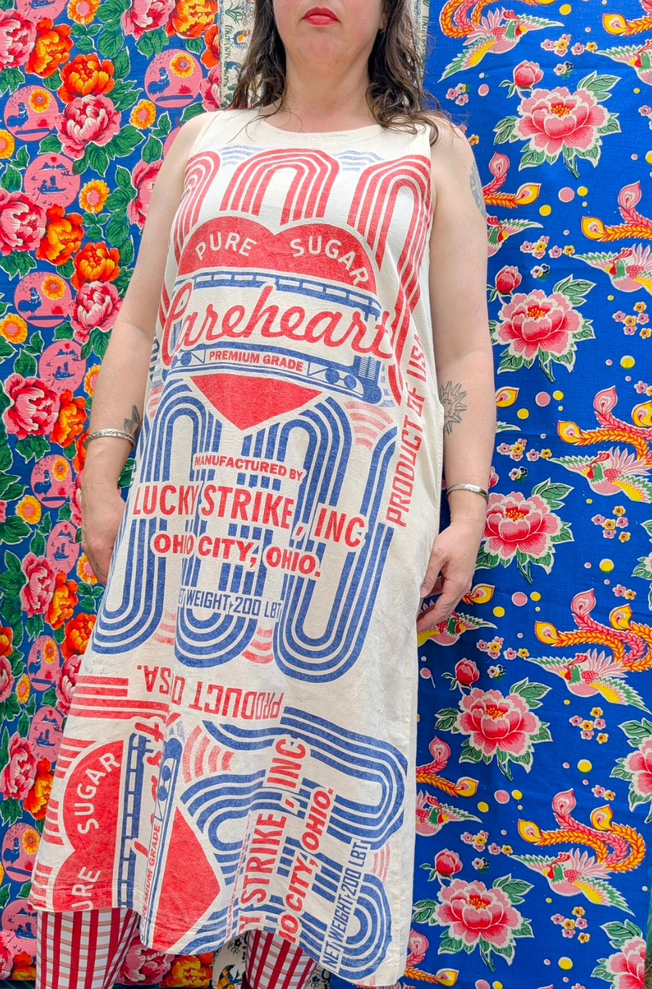 Punchy packaging sleeveless dress