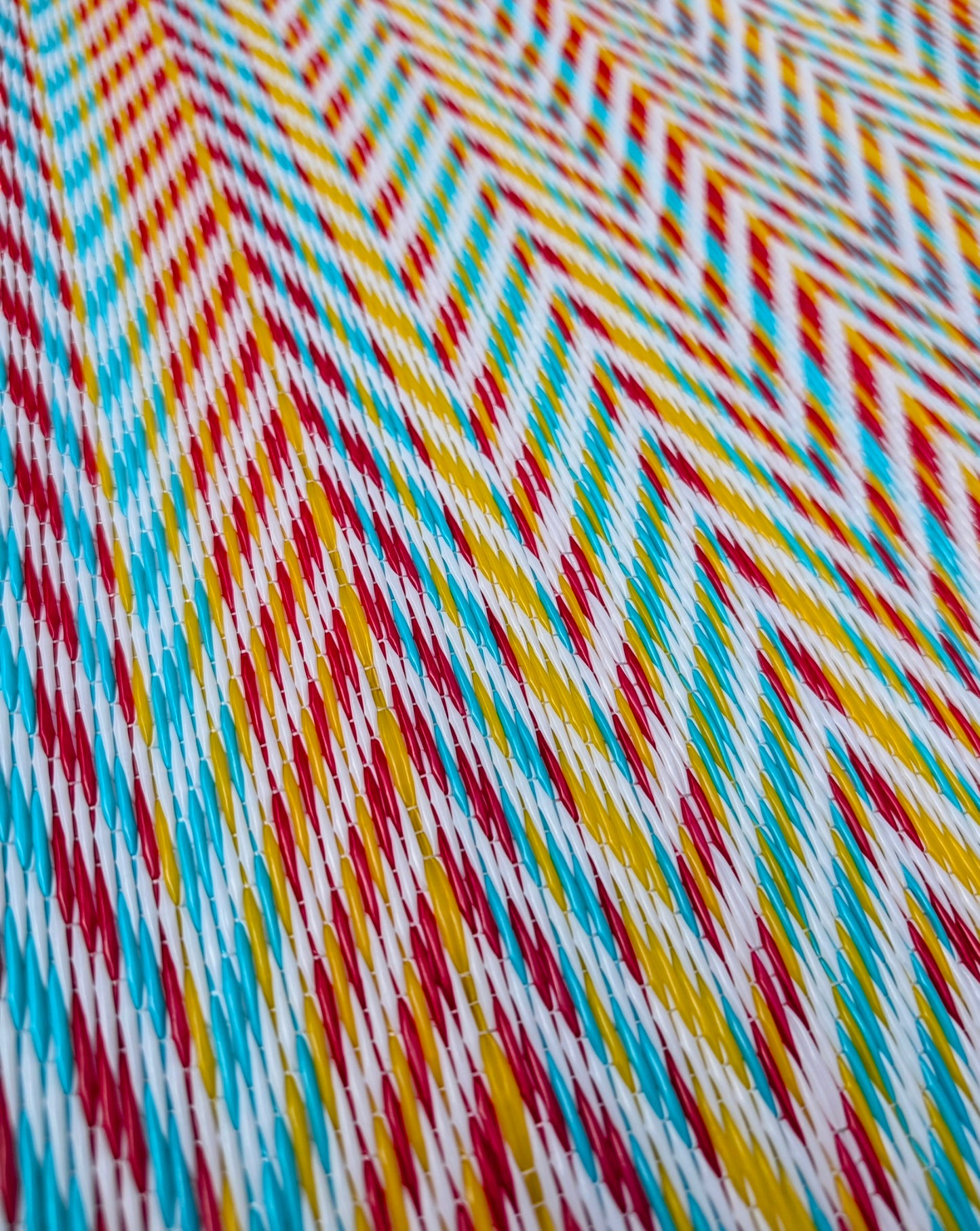 Senegalese recycled plastic mat - LARGE