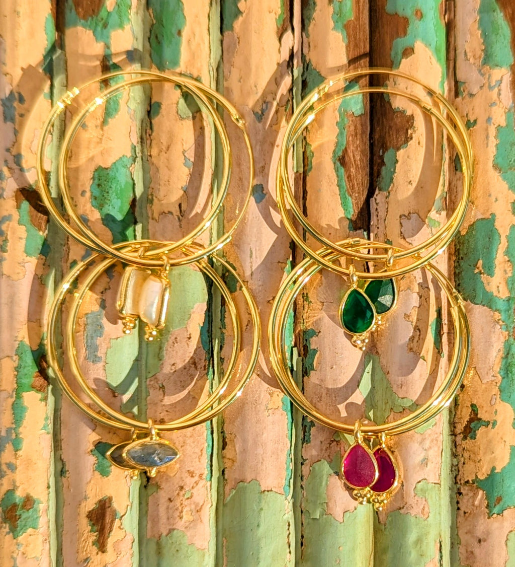 Jaipur jewels on hoops