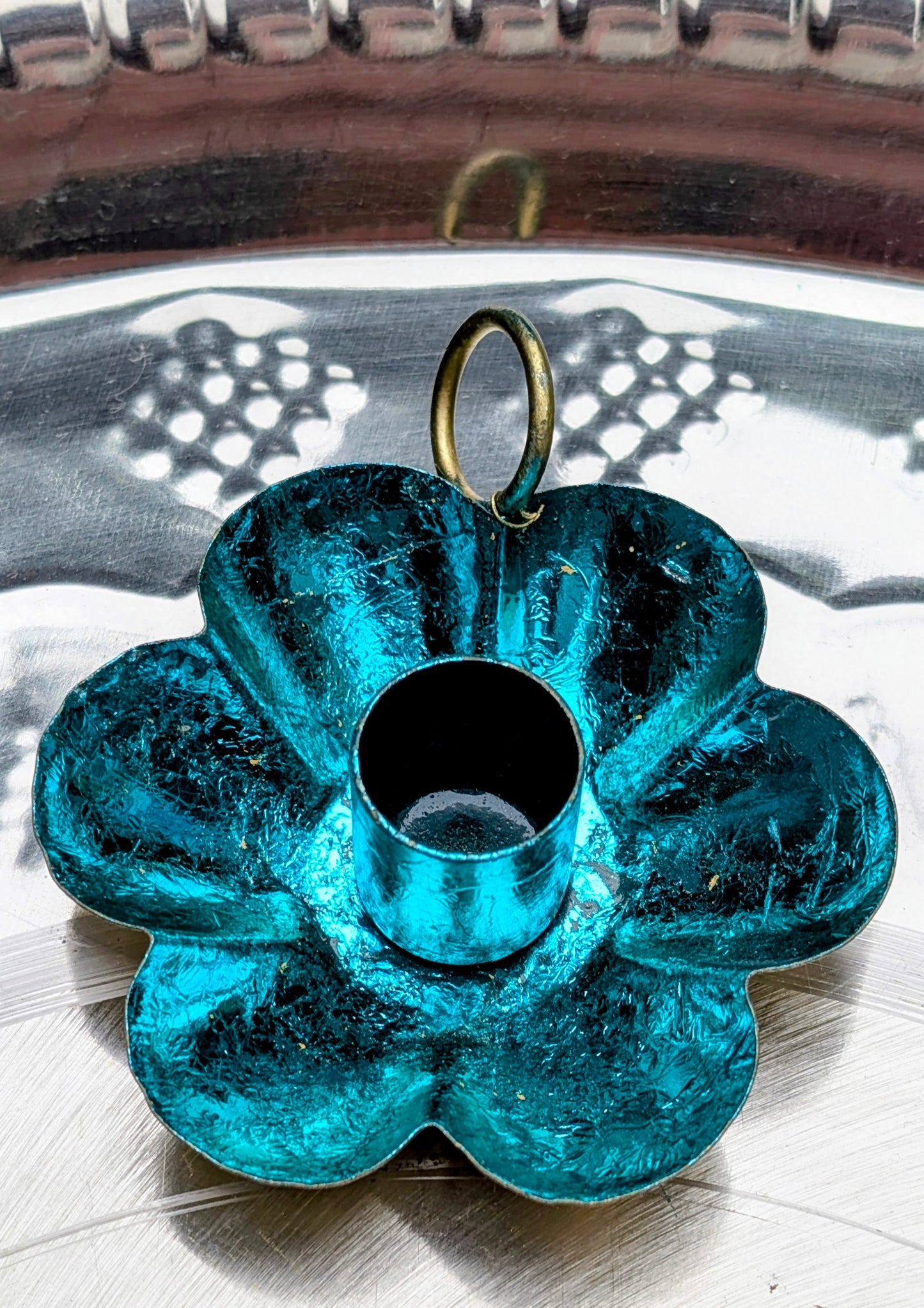 Foiled and fancy candle holders