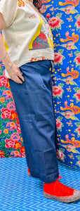 Denim culottes