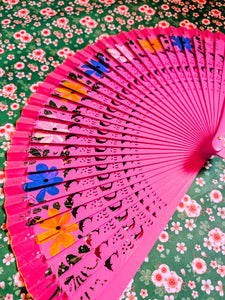 Hand painted fans