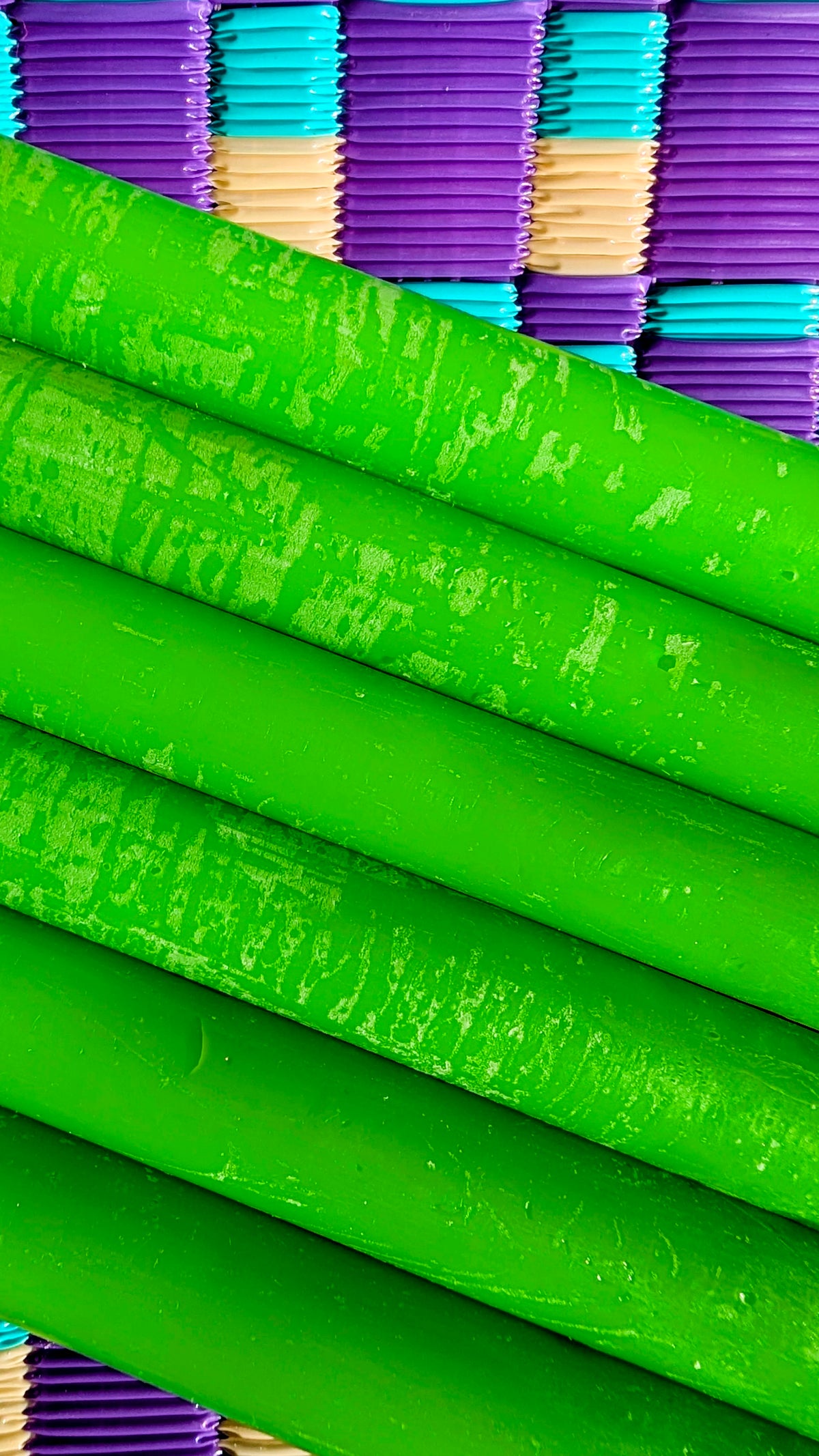 Luxe neon bright candles