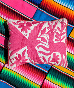 Mexican Otomi embroidered cushions