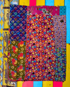 Floral graphic Kantha quilts - No 10
