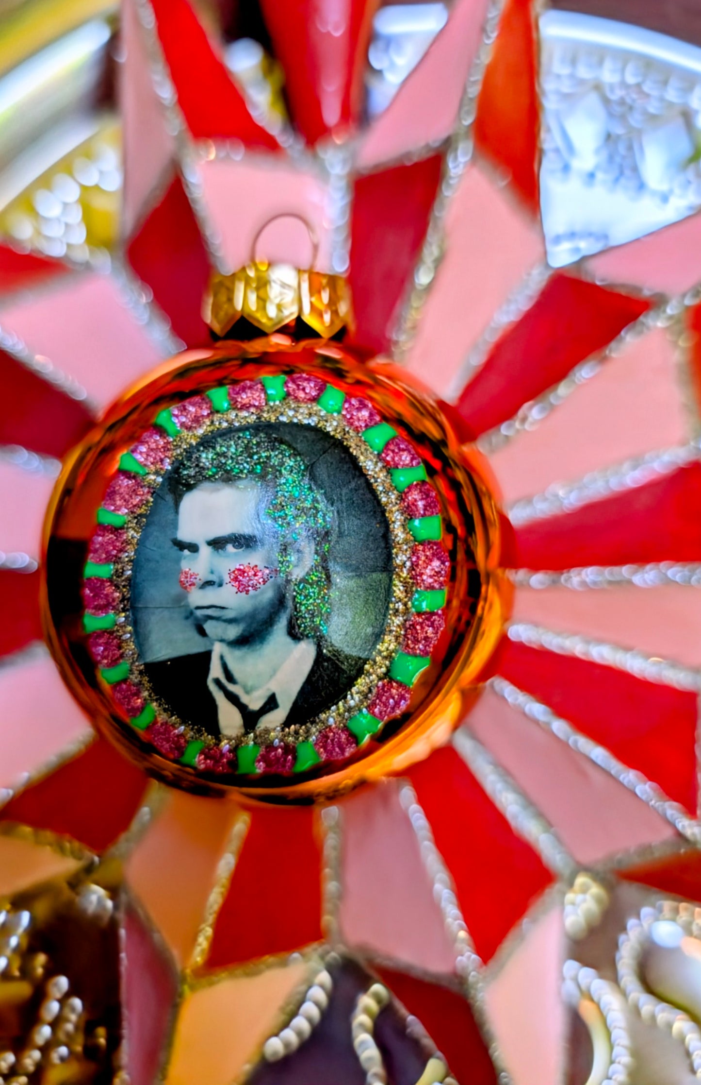 Nick Cave glass baubles