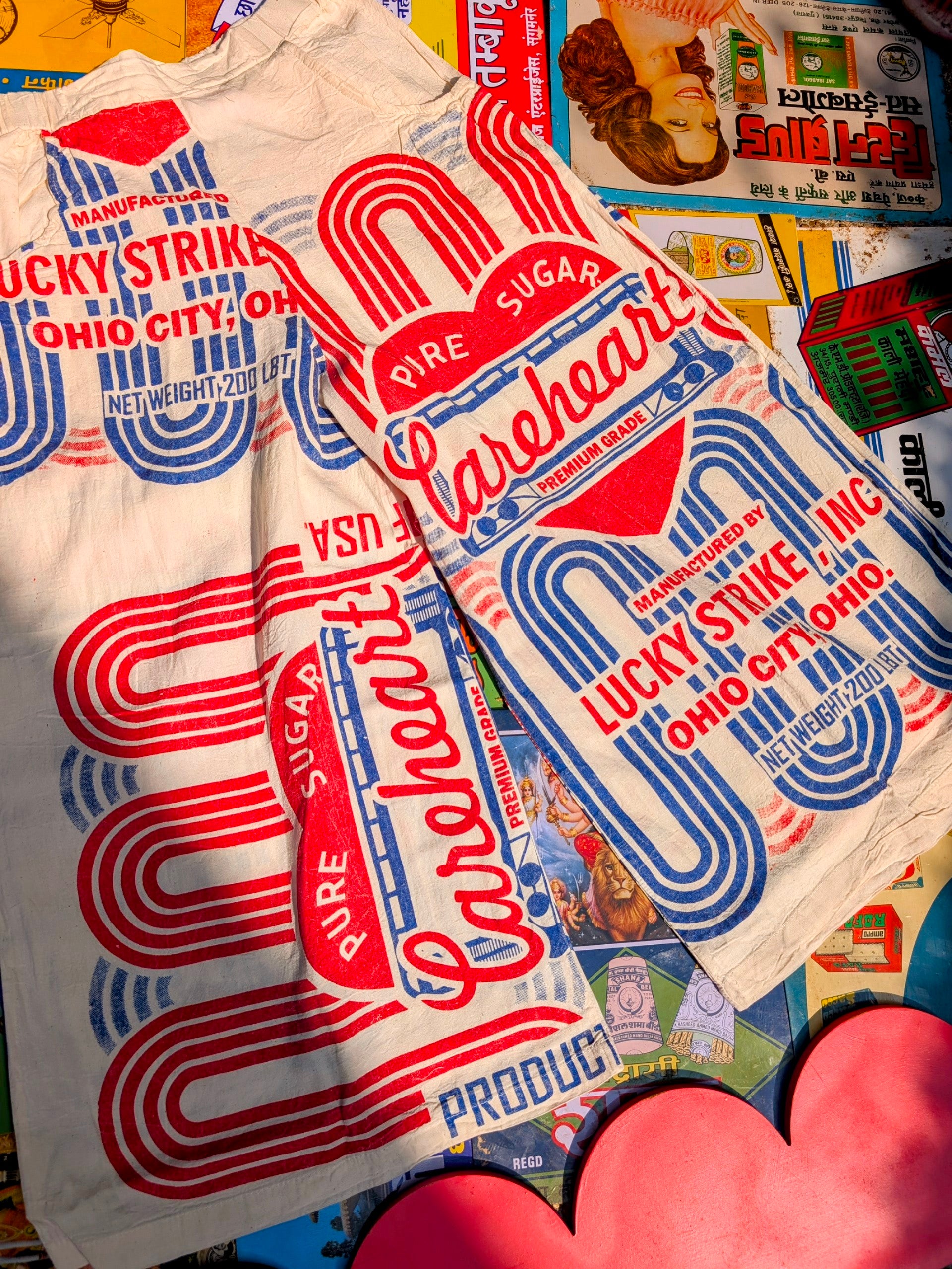 Punchy packaging wide legs