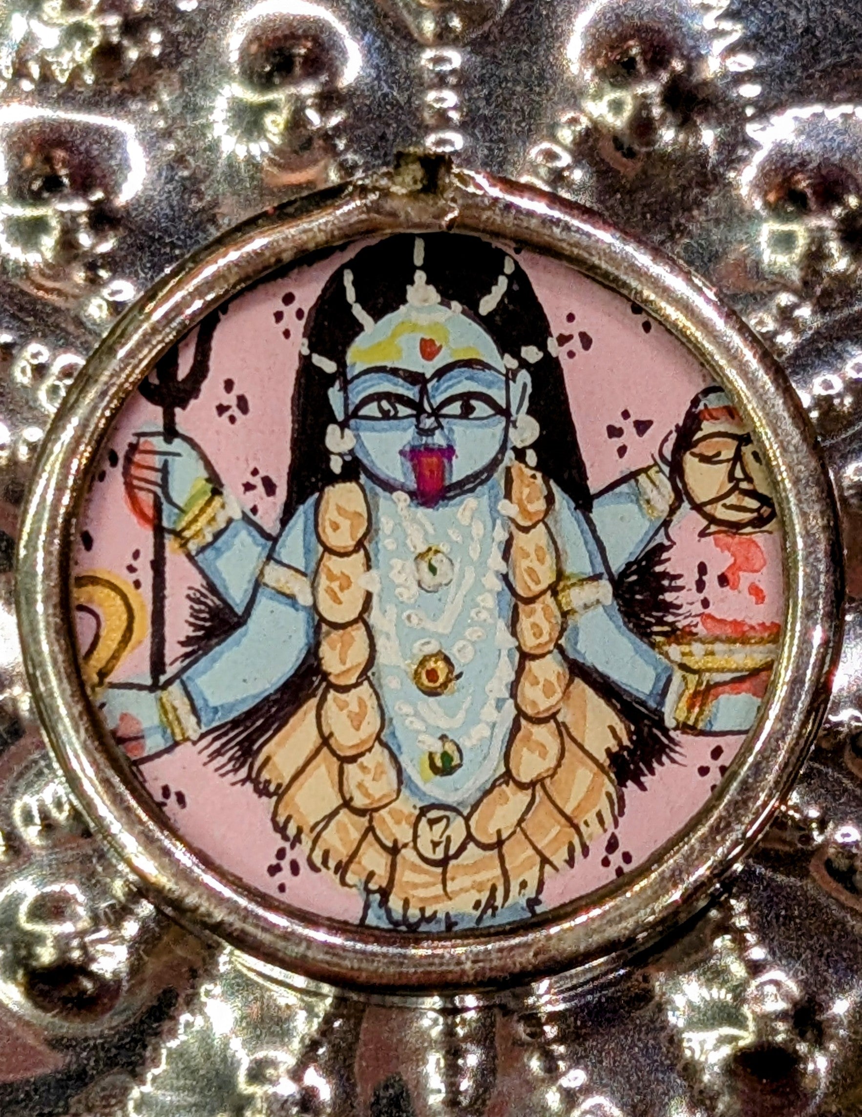Kali painted pendants