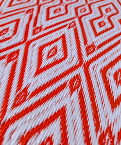 Senegalese recycled plastic mat - SMALL