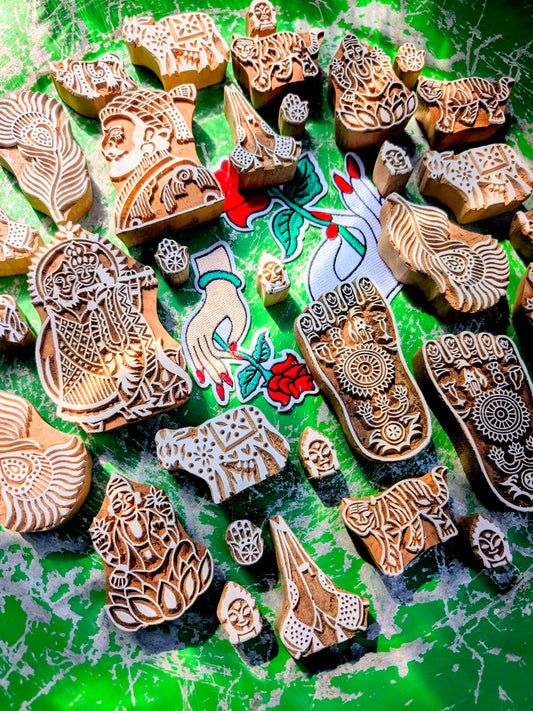 We ❤️ India woodblocks