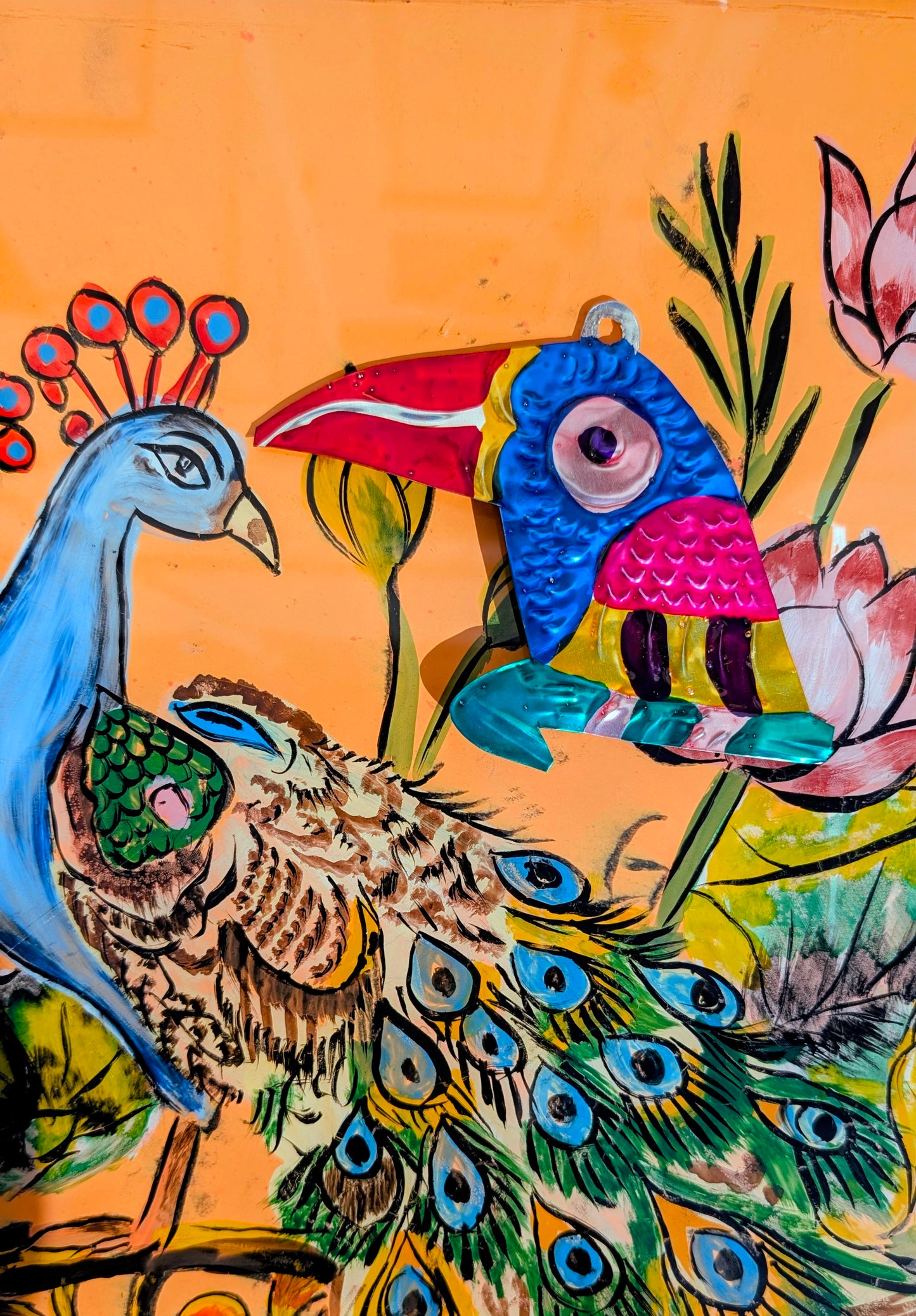 Tin bird milagros