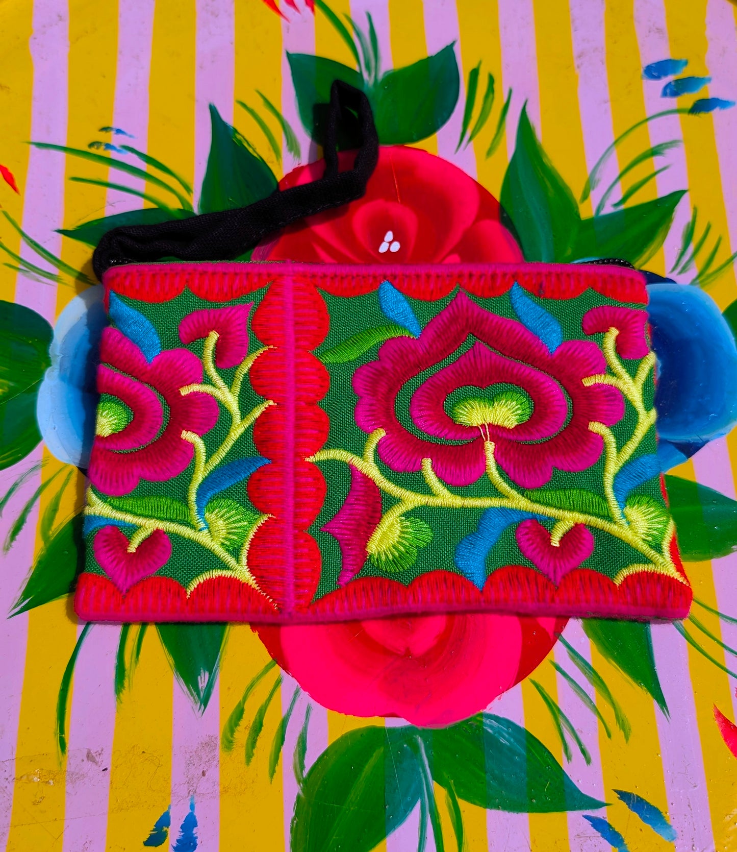 Peony tribal purses