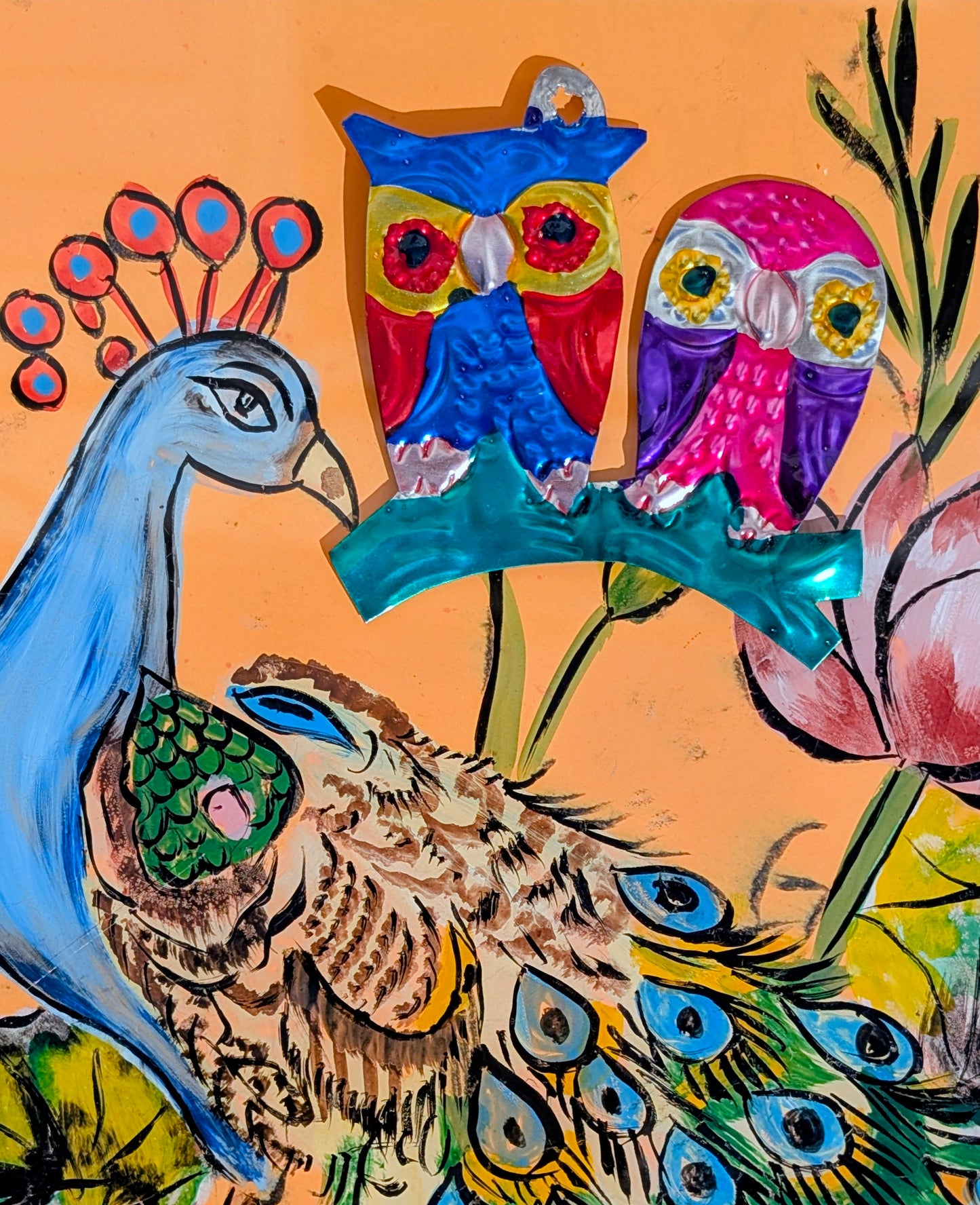 Tin bird milagros