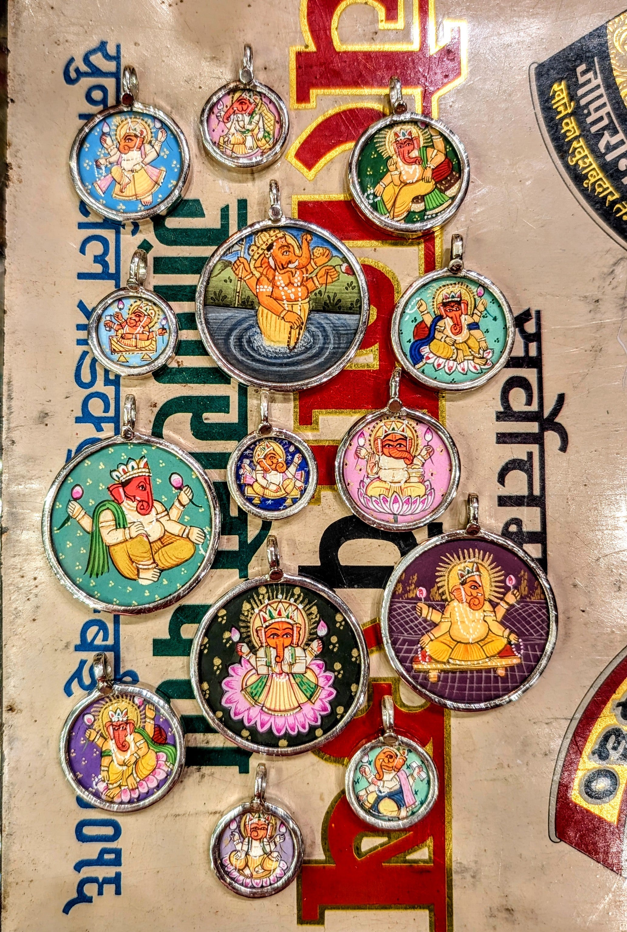 Ganesha miniature pendants