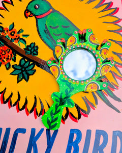 Rajasthani hand painted mirror