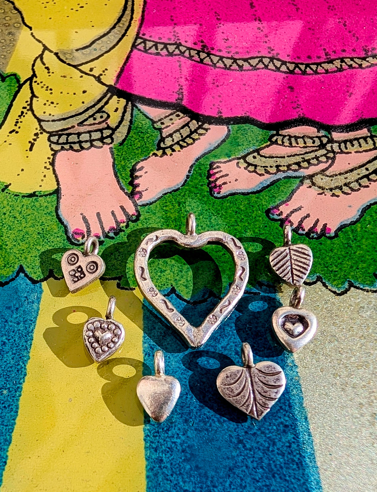 Gorgeous Karen Hill Tribe silver charms to hang from earrings or necklaces, all made by hand without machinery in the mountains of Myanmar. Their silver has a higher content of silver, at 99.5-99.9% compared with sterling silver at 92.5%.

Dimensions are length including the loop.

 

 

 