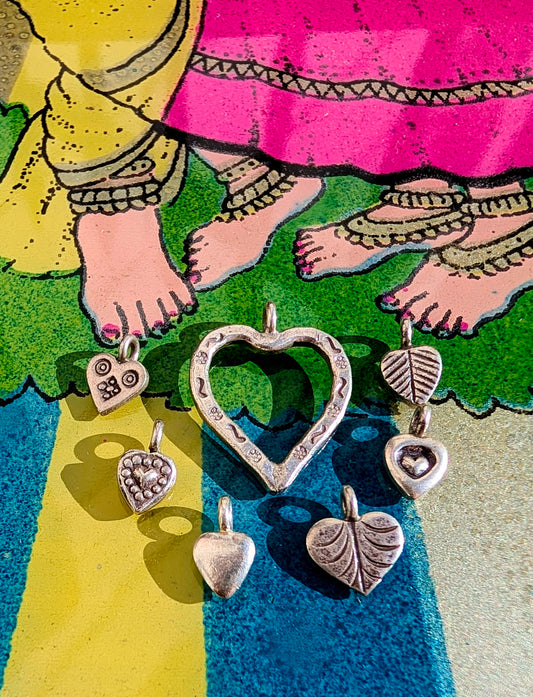 Gorgeous Karen Hill Tribe silver charms to hang from earrings or necklaces, all made by hand without machinery in the mountains of Myanmar. Their silver has a higher content of silver, at 99.5-99.9% compared with sterling silver at 92.5%.

Dimensions are length including the loop.

 

 

 