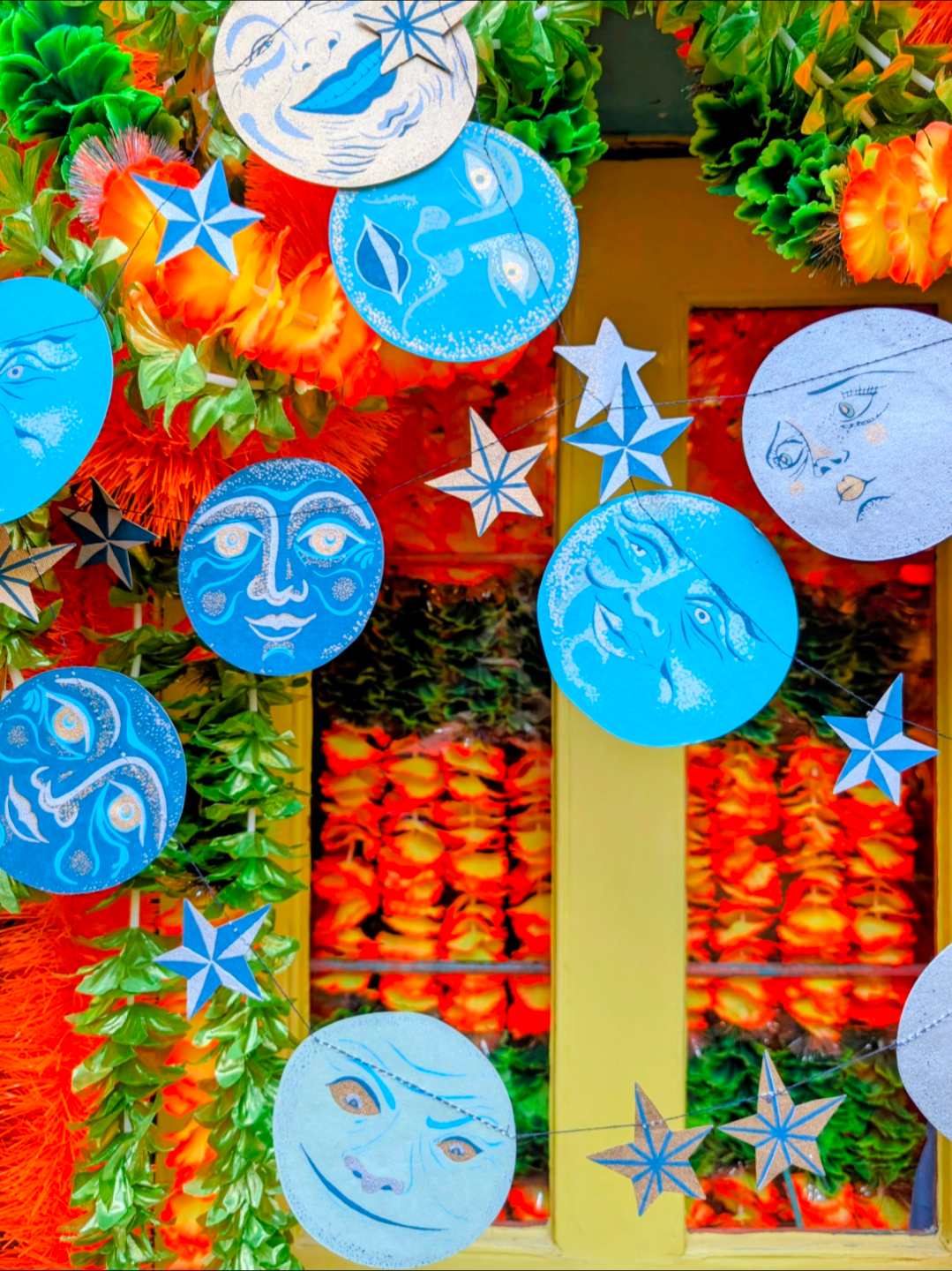 Celestial and moon garlands