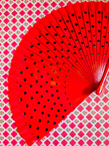 Hand painted spot fans