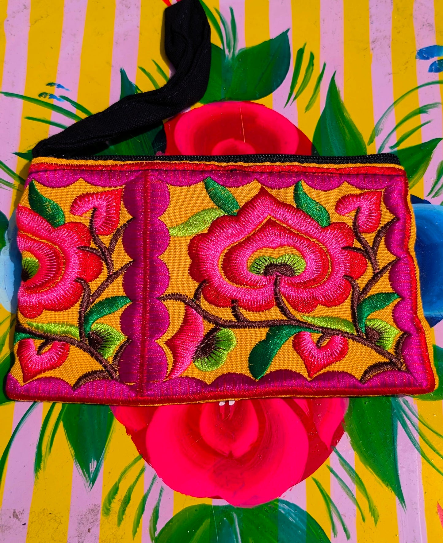 Peony tribal purses