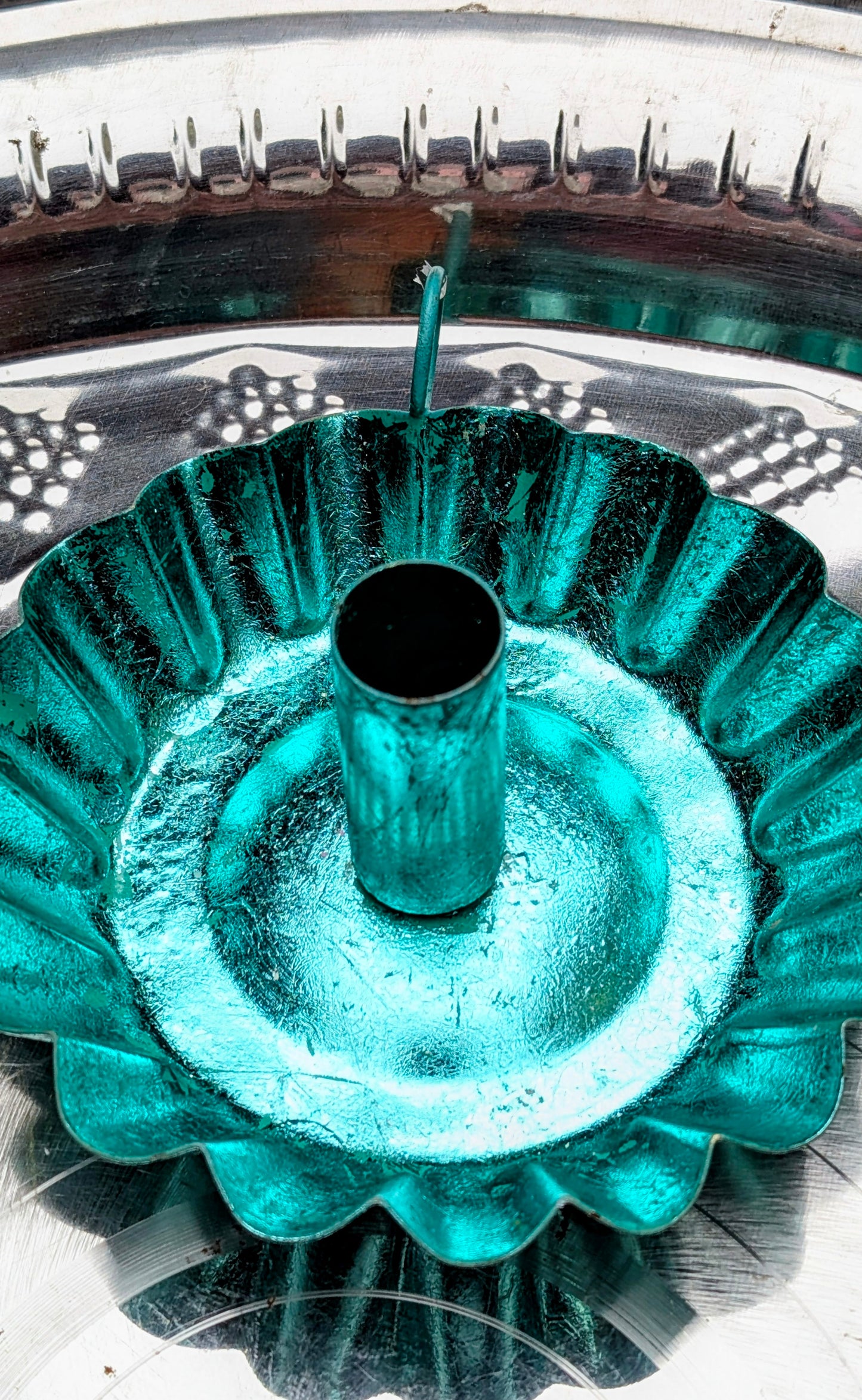 Foiled and fancy candle holders