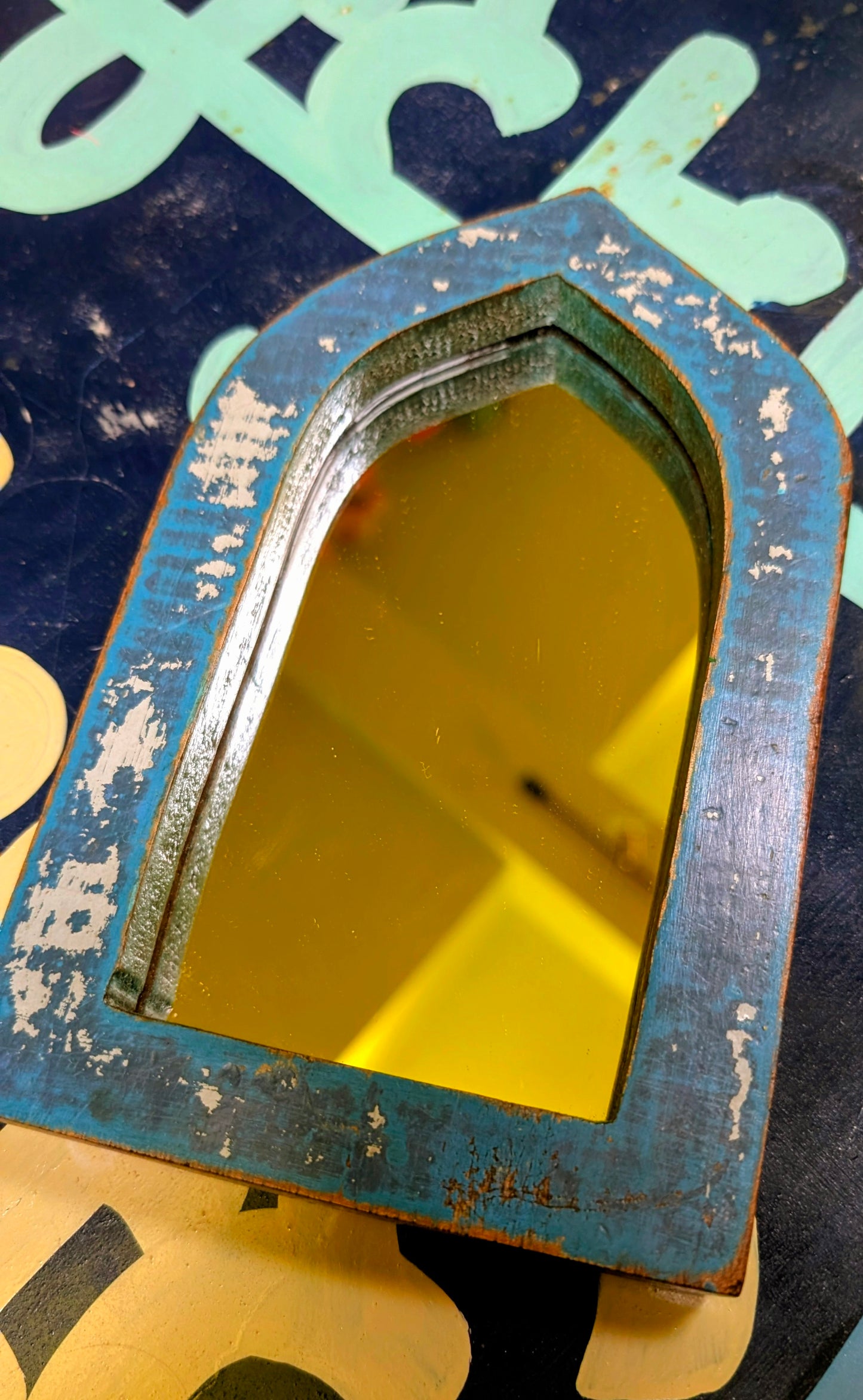 Painterly Indian mirrors