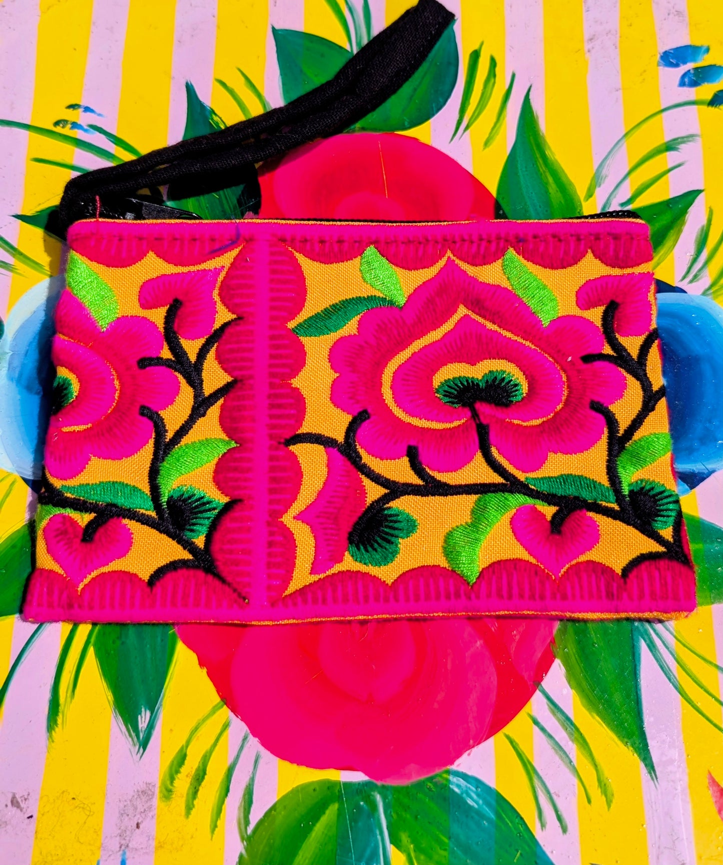 Peony tribal purses