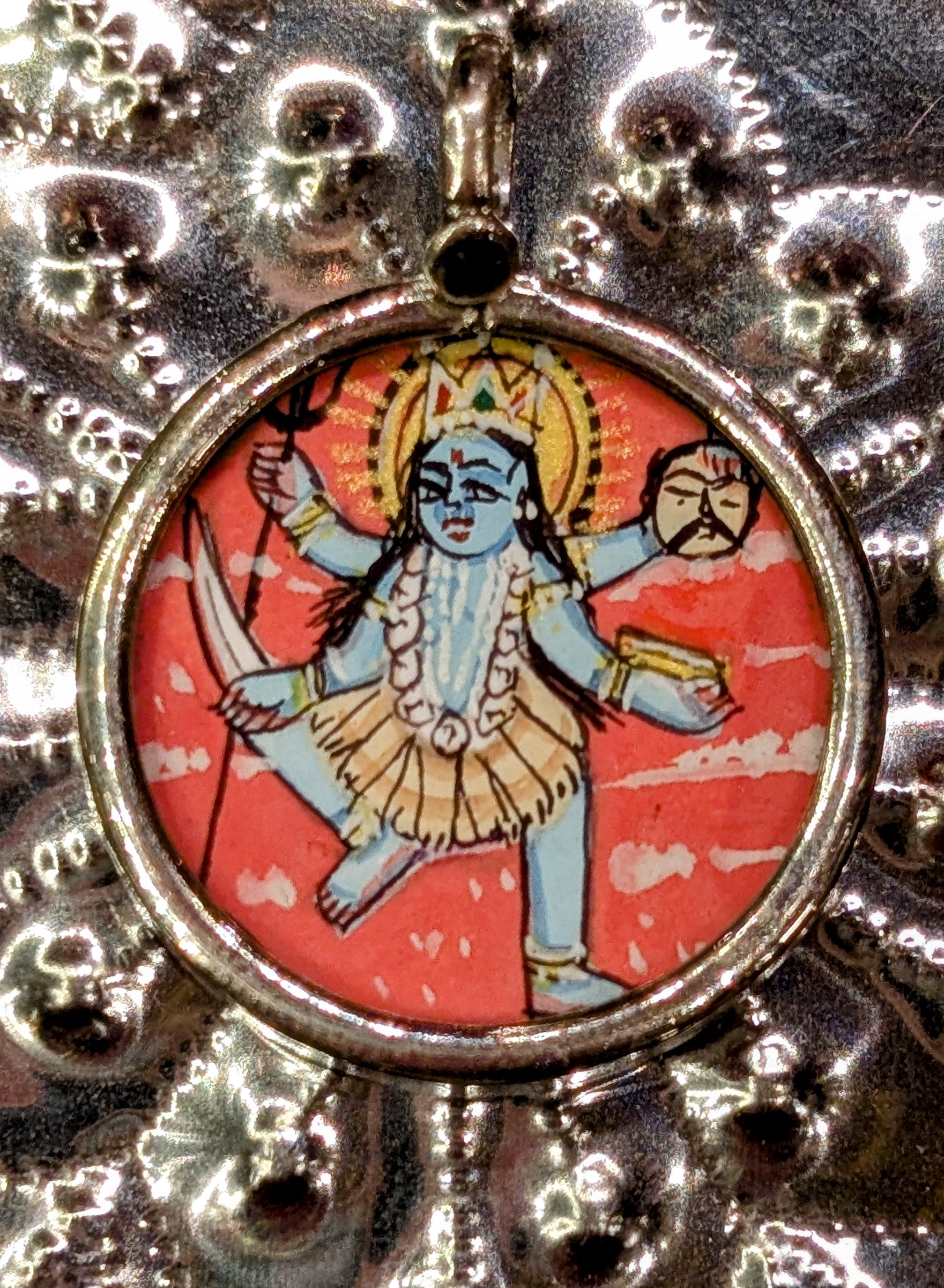 Kali painted pendants