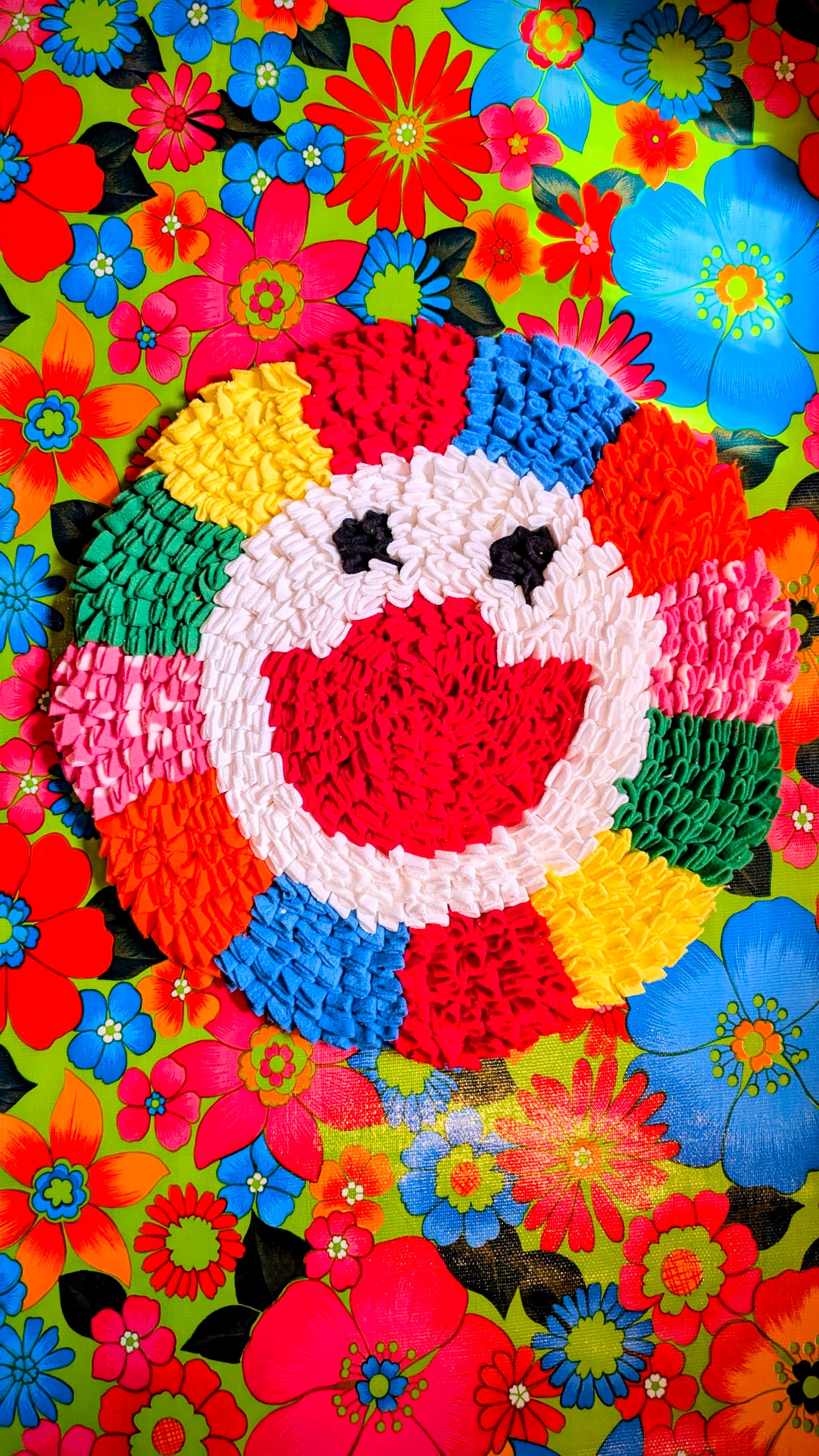 Happy flower rug