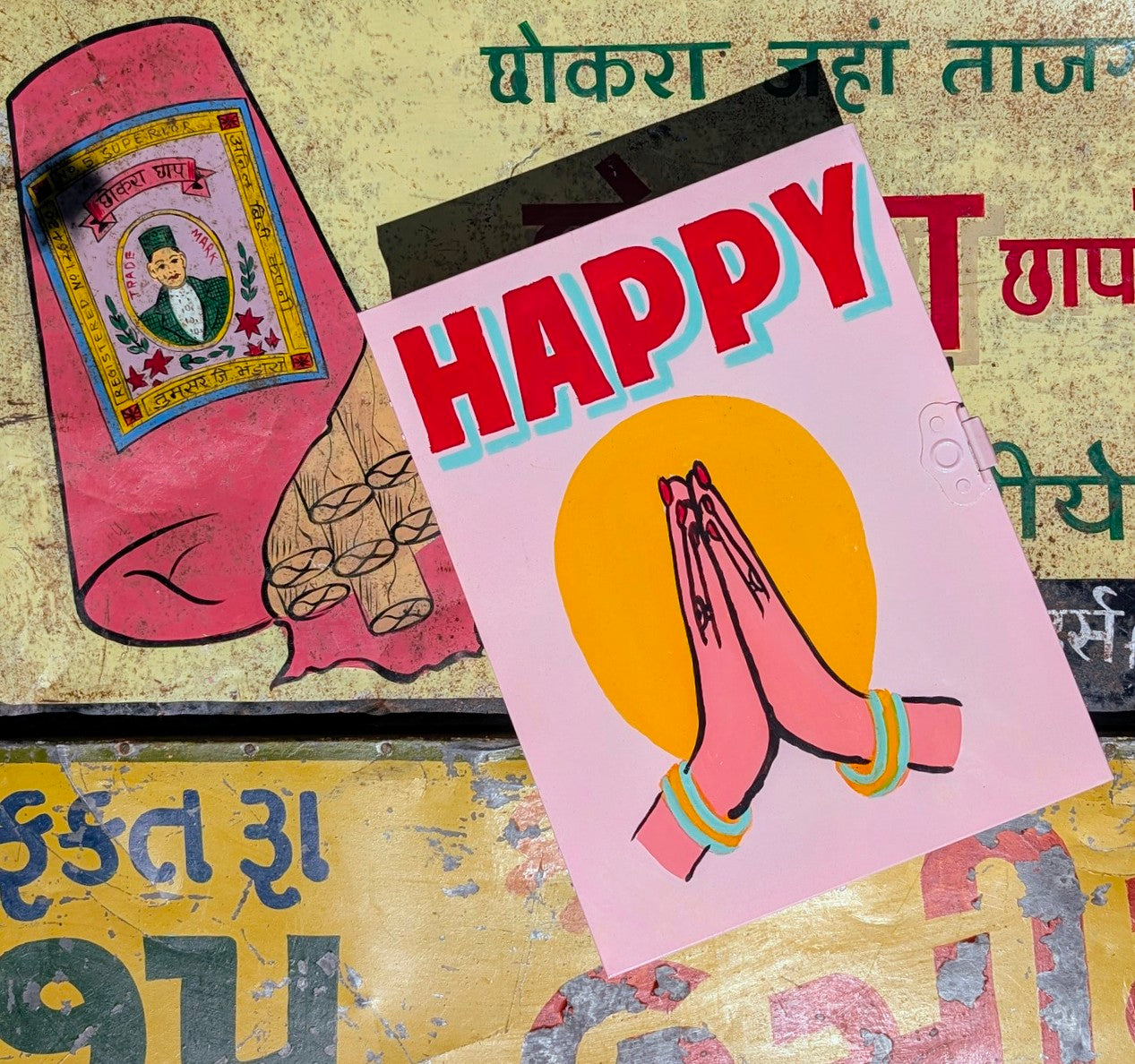 Indian truck art cupboards
