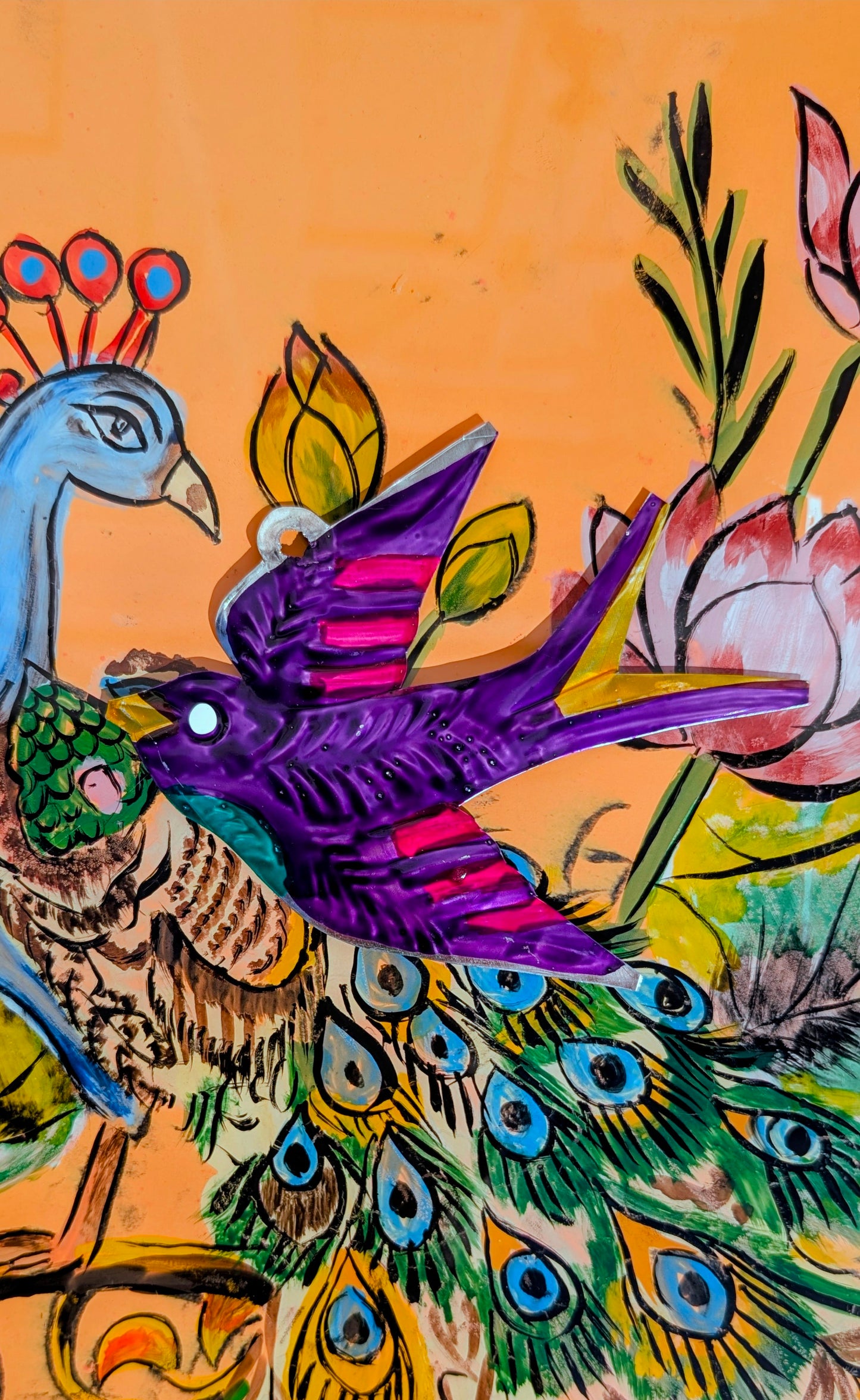 Tin bird milagros