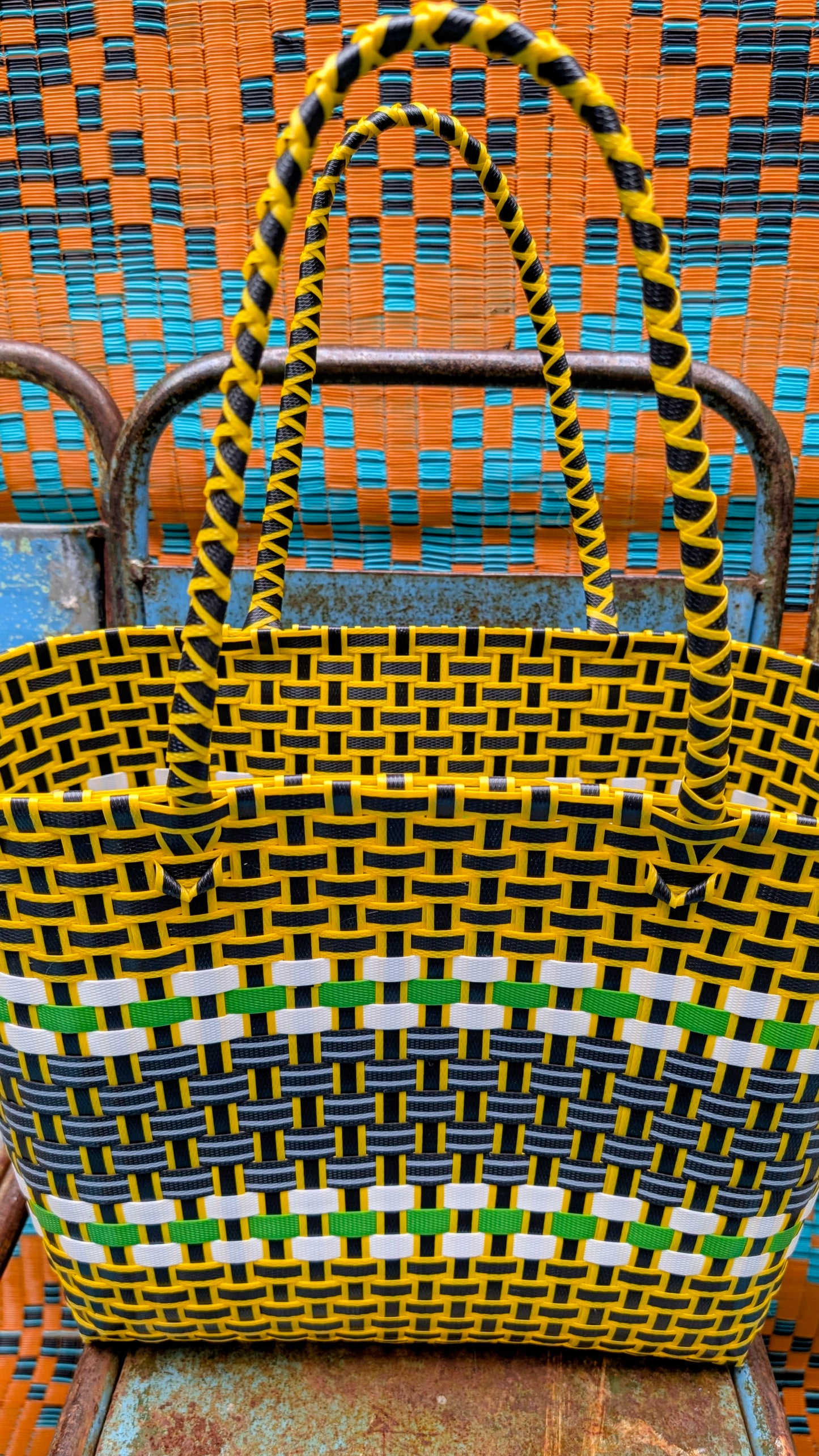 Retro woven basket