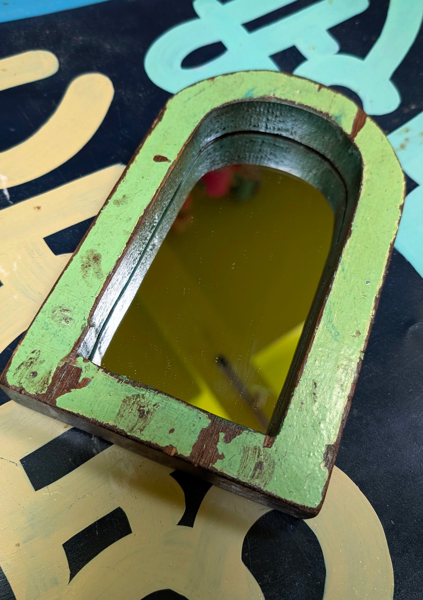 Painterly Indian mirrors