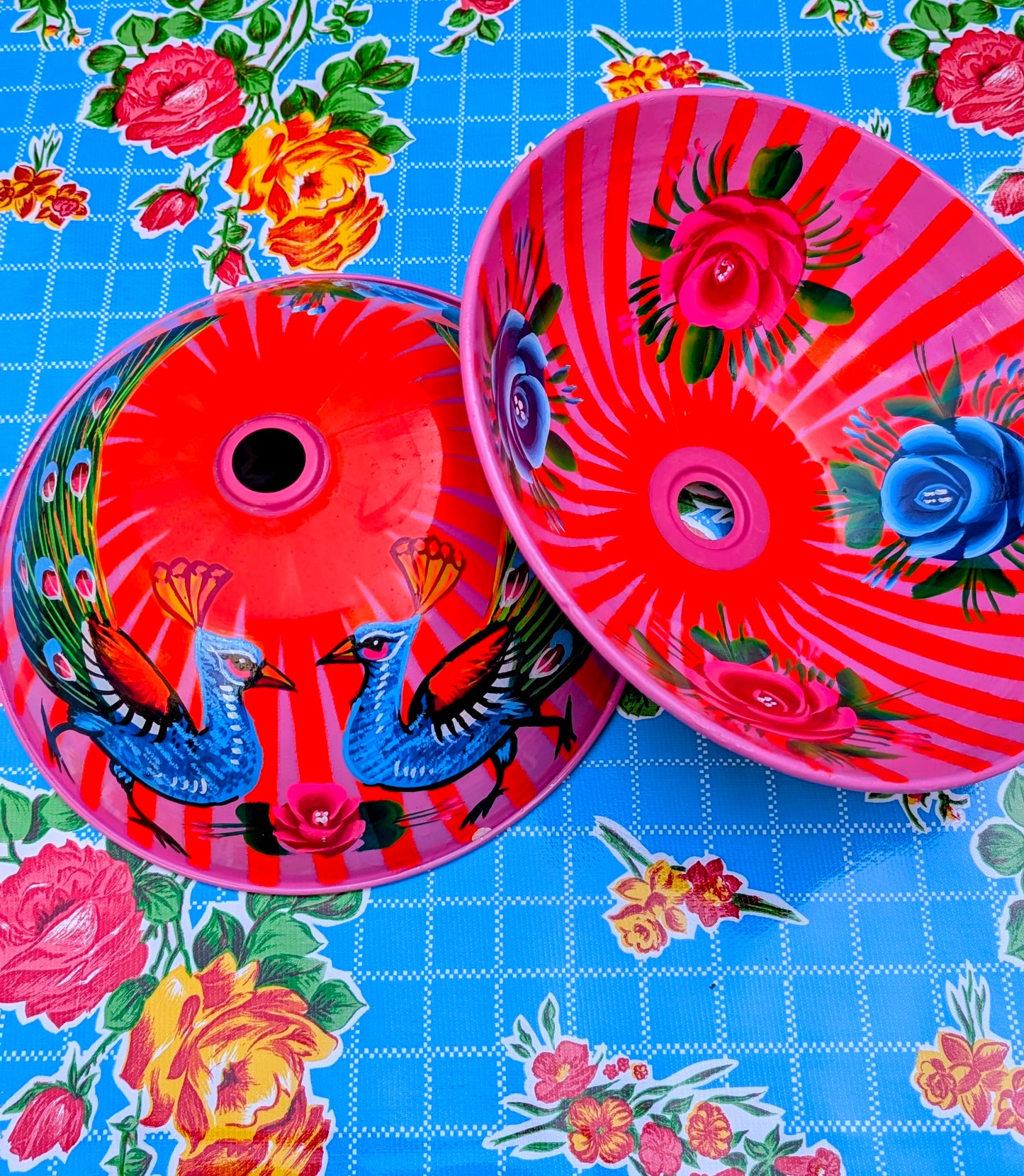 Truck art lampshades