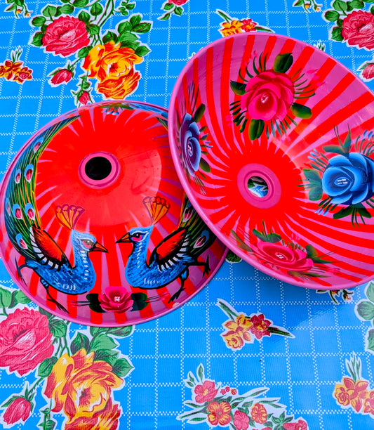 Truck art lampshades