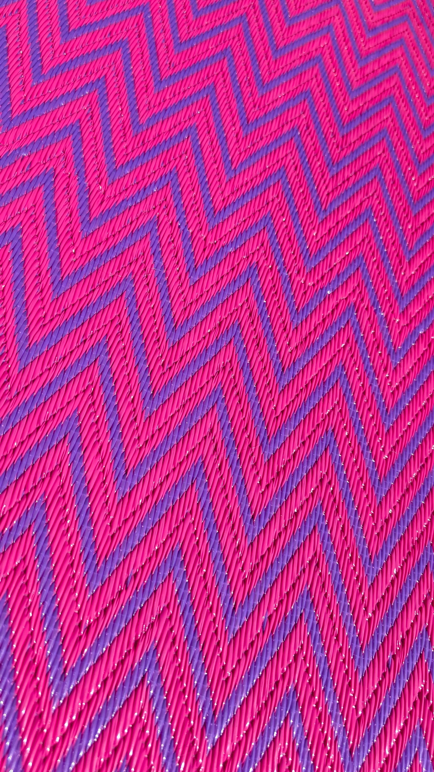 Senegalese recycled plastic mat - MEDIUM