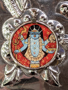 Kali painted pendants