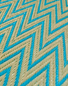 Senegalese recycled plastic mat - MEDIUM