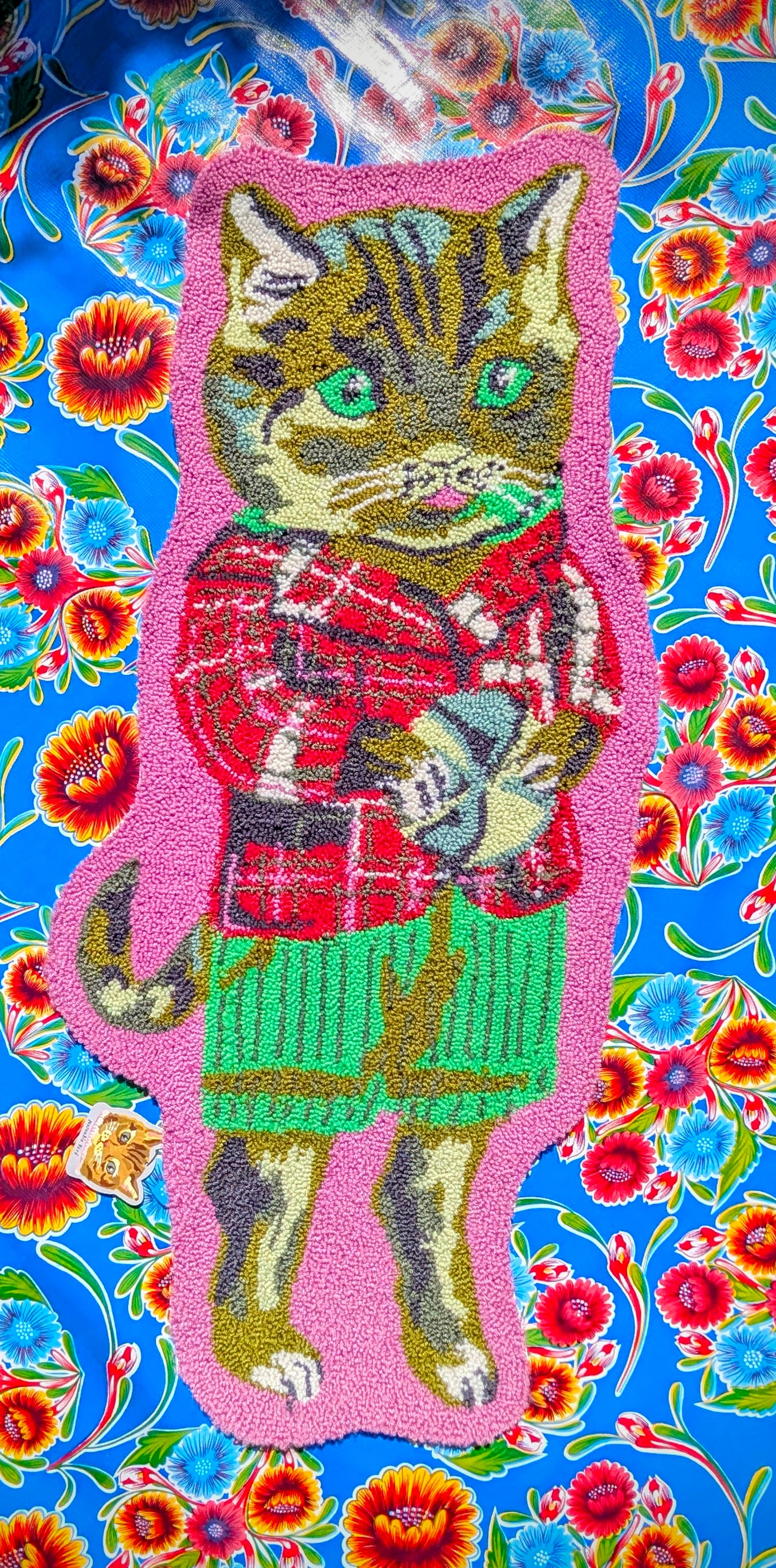 Tufty dressed animal rugs