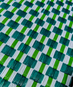 Senegalese recycled plastic mat - SMALL