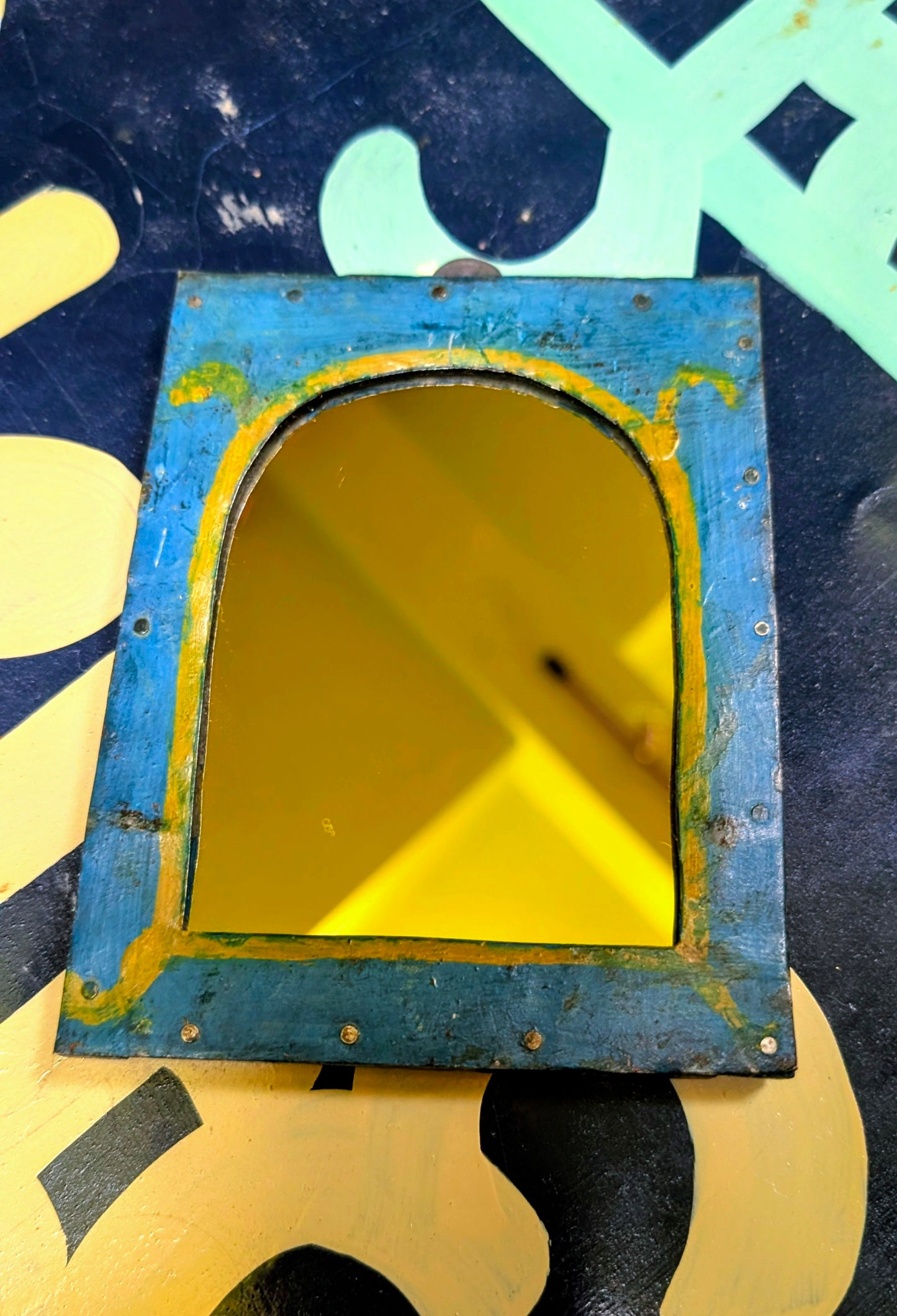 Painterly Indian mirrors