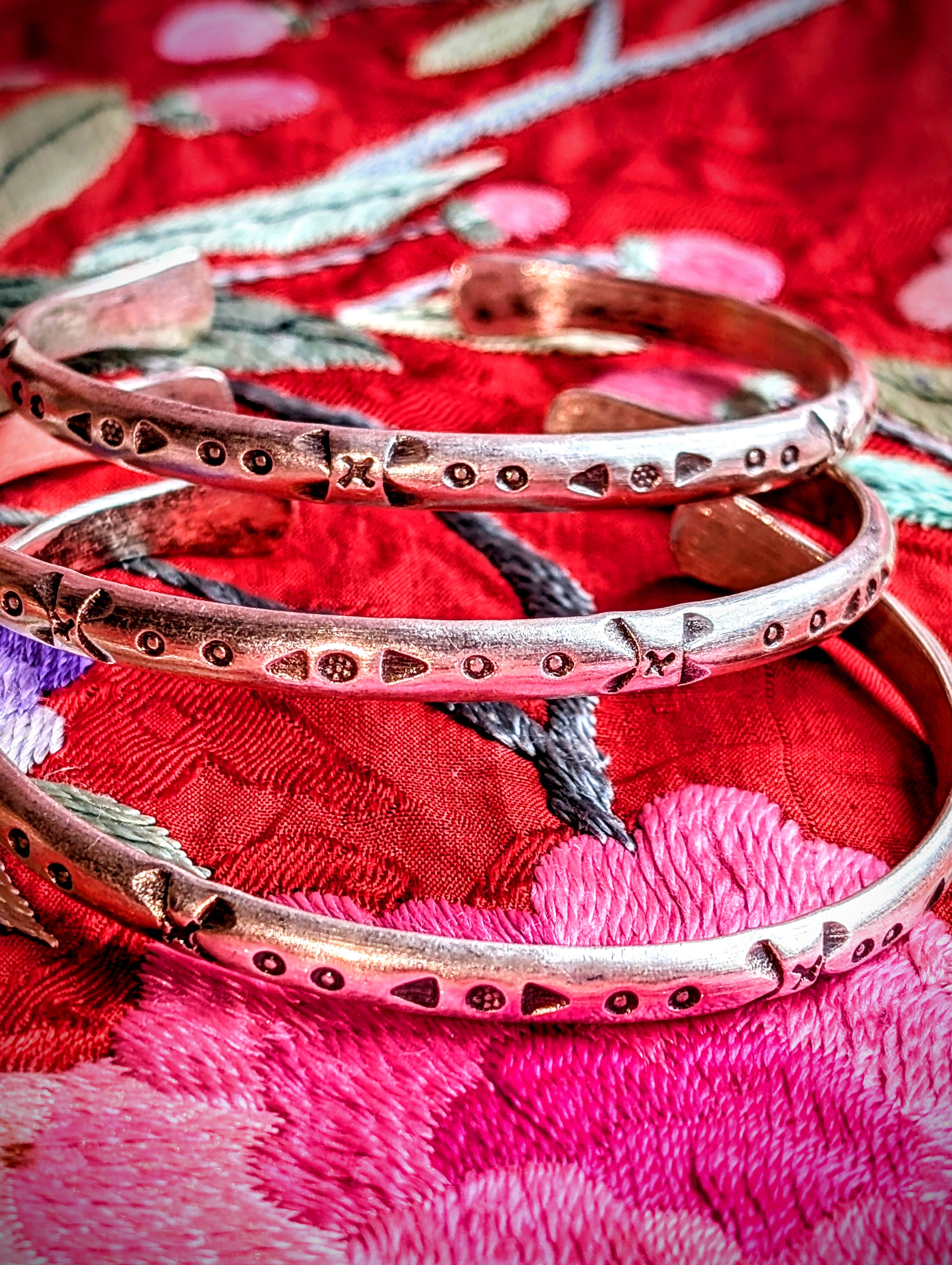Ancient coins Karen Tribe bangle