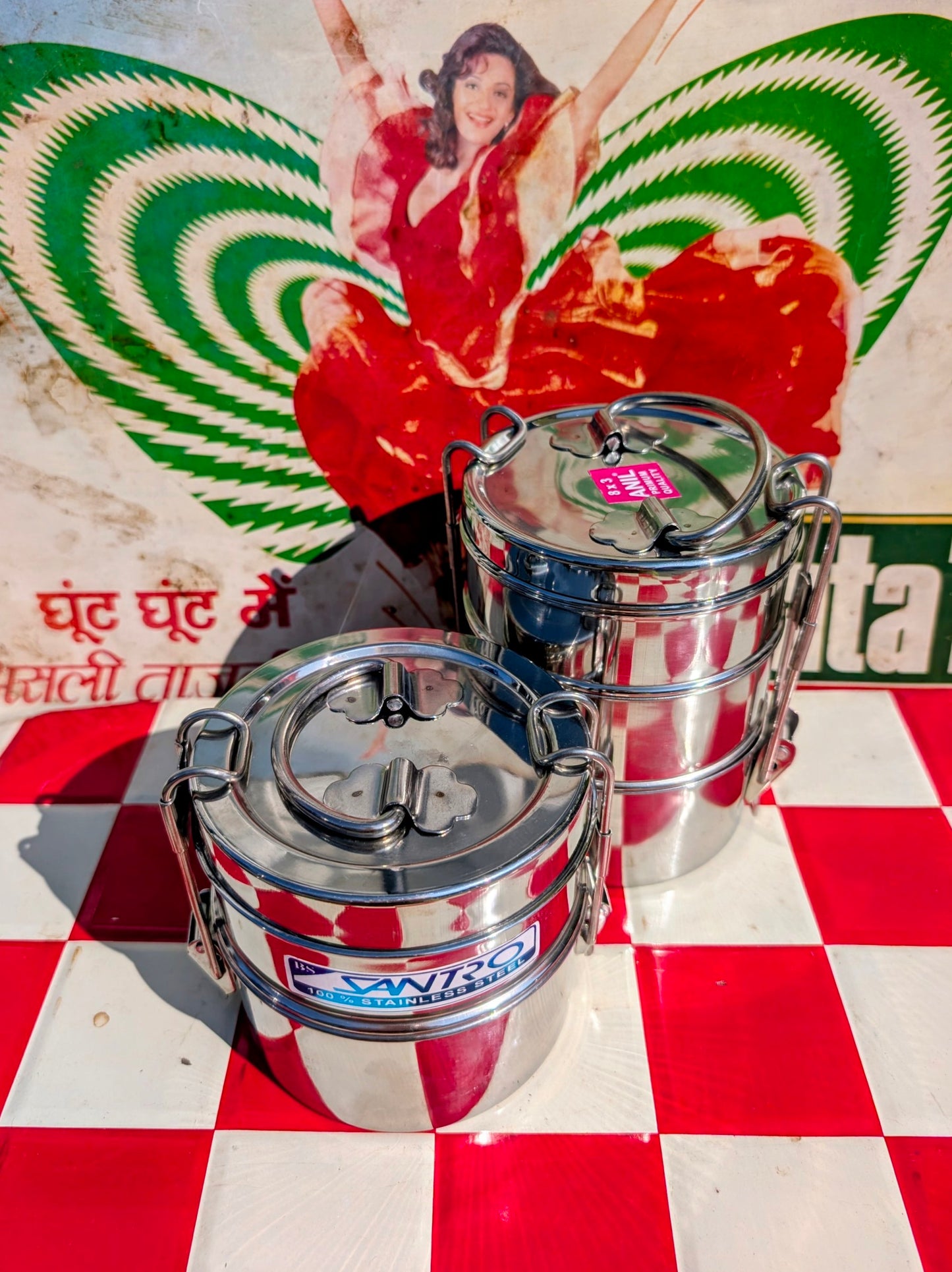 Stainless steel tiffin