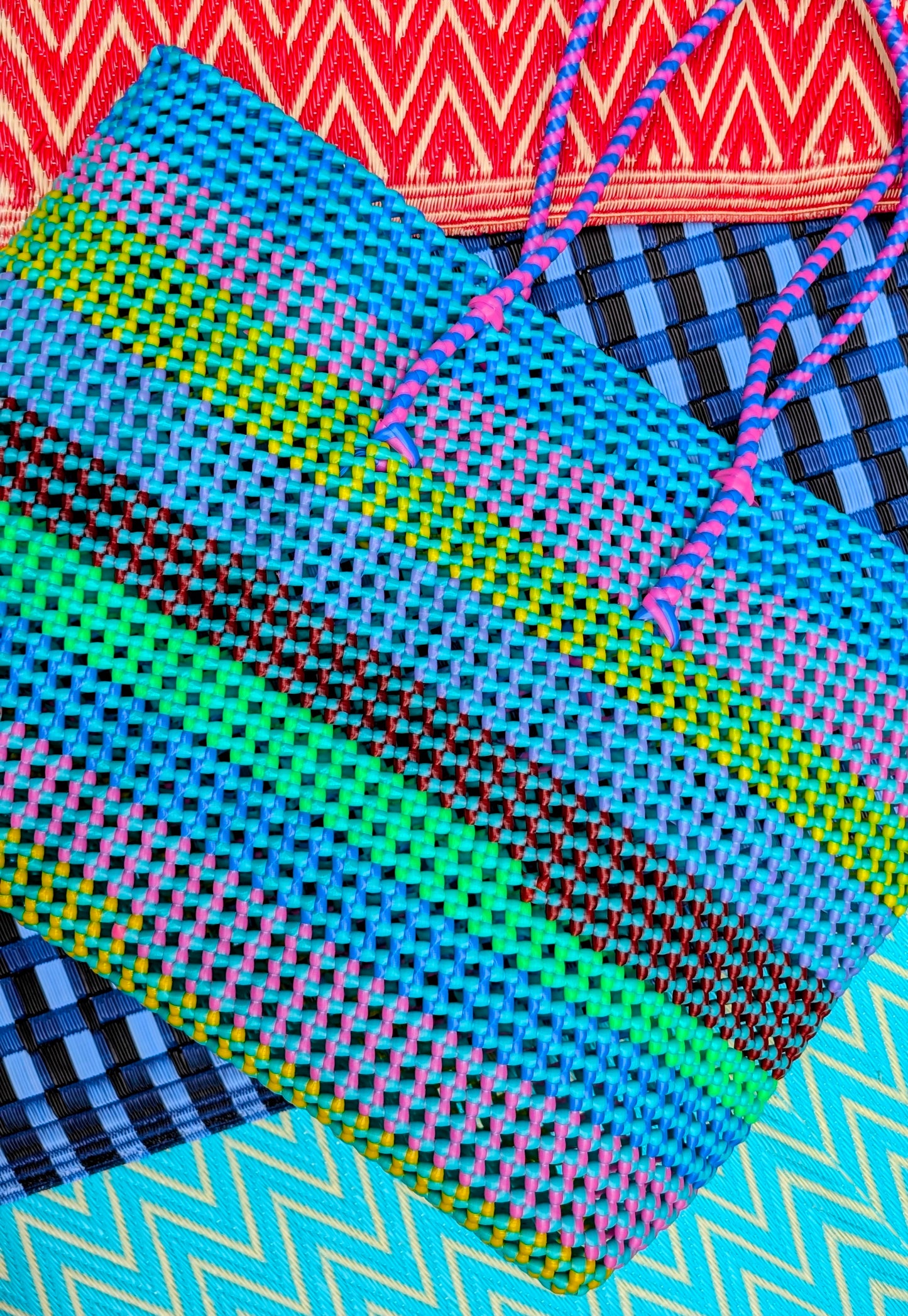 Scoubidou South India shopping basket
