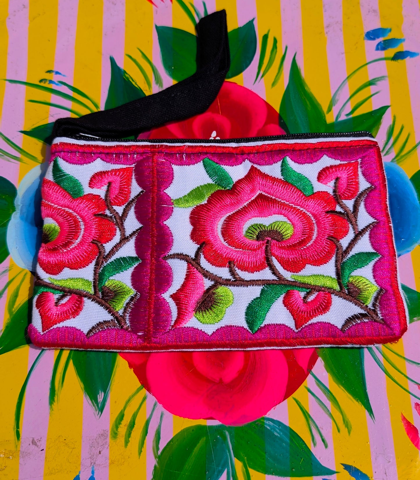 Peony tribal purses