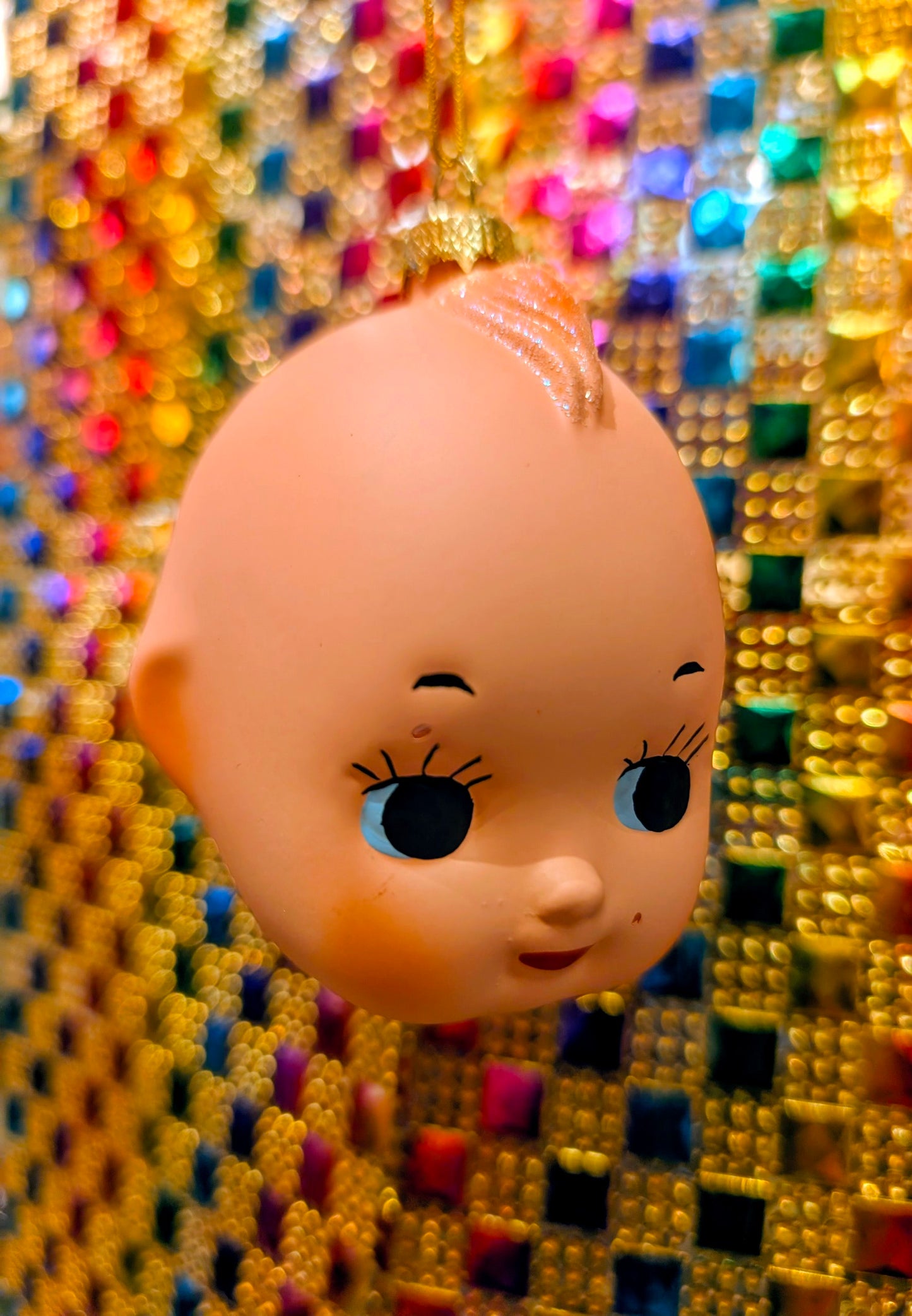 Cutest Kewpie head decoration