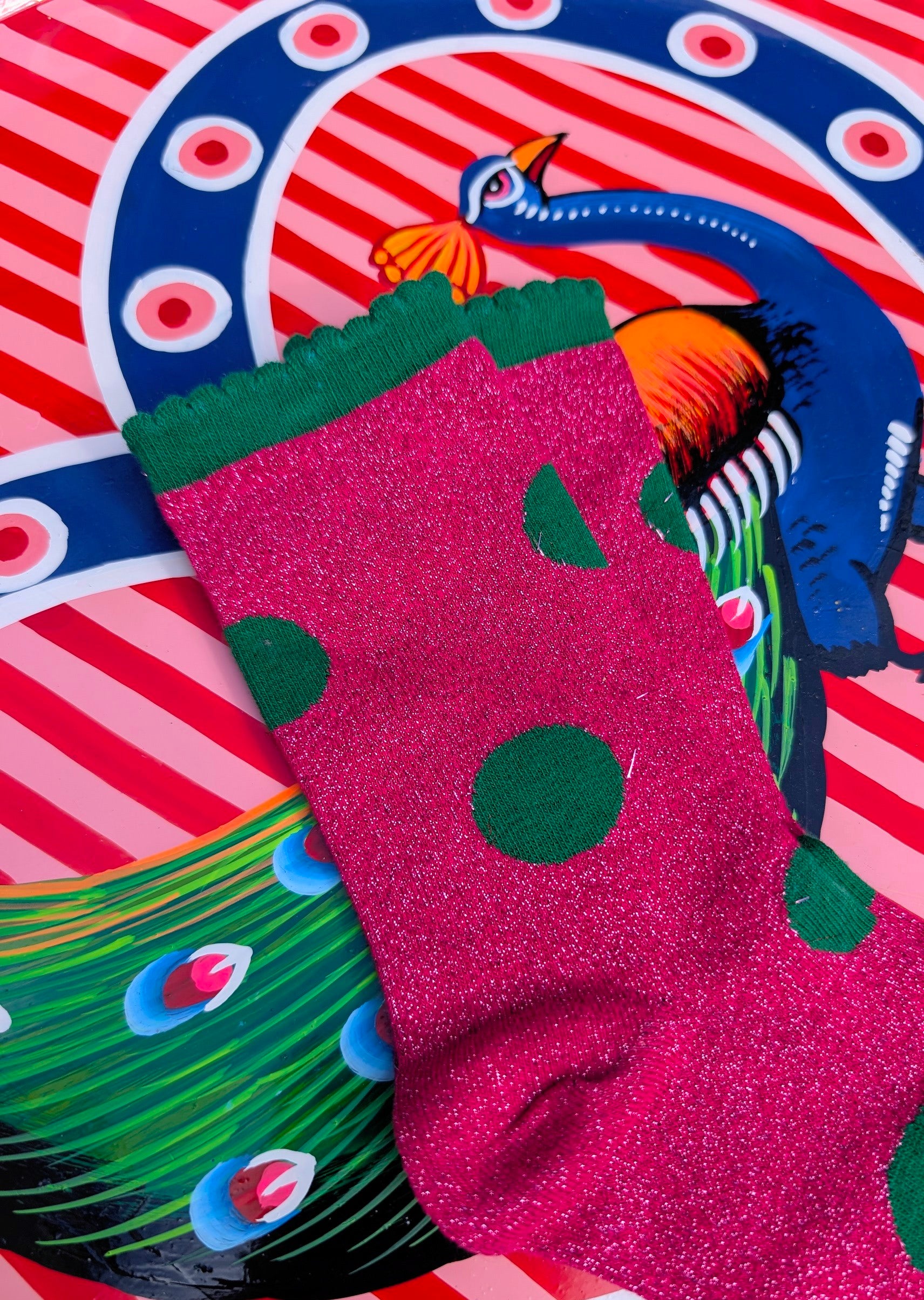 Patterntastic Glitter Socks