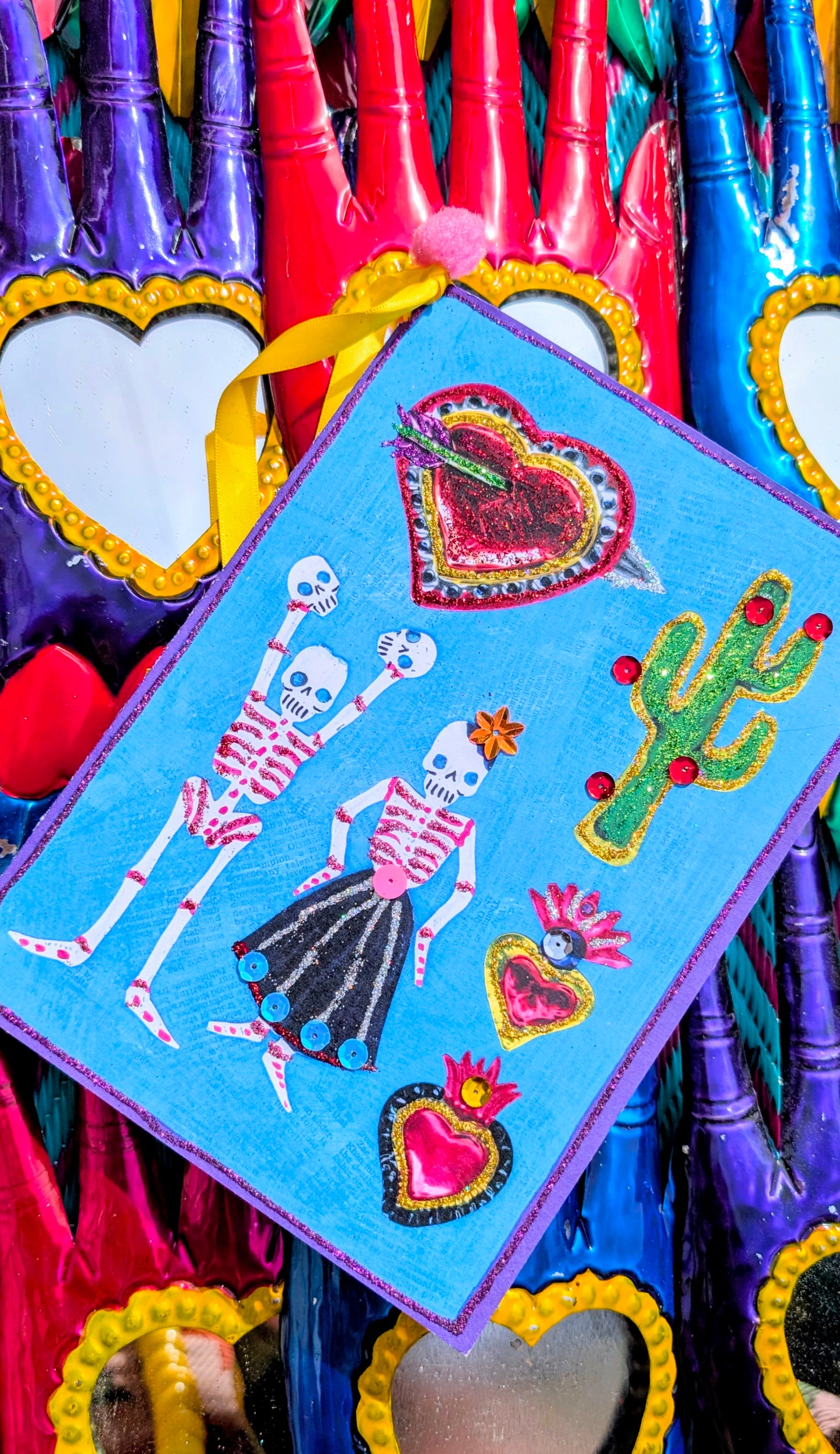 Mexico glittertastic cards